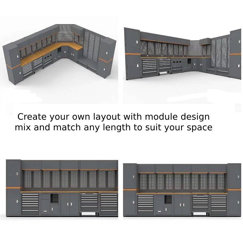 GT108 Modular Garage Workbench Cabinet Systems