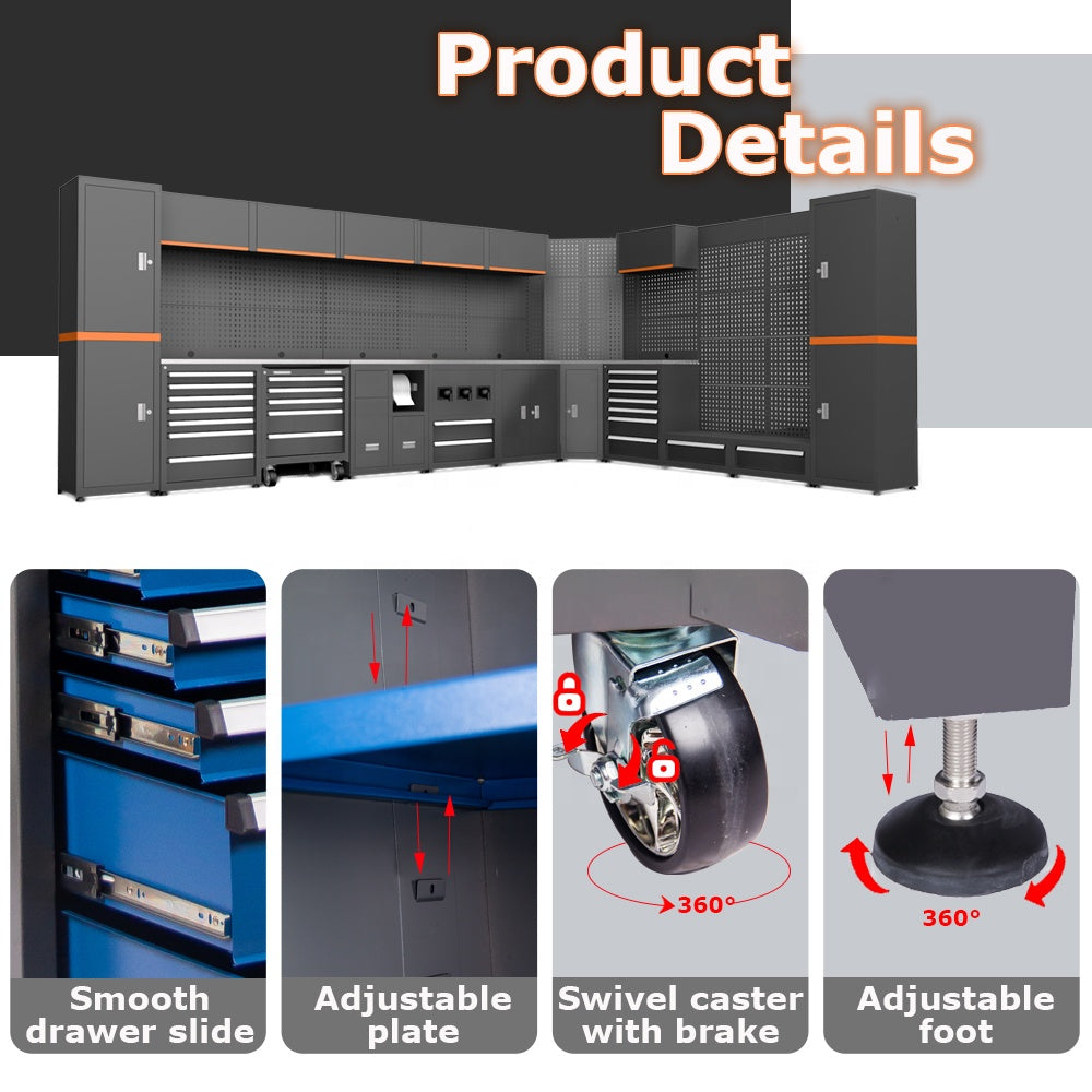 GT108 Modular Garage Workbench Cabinet Systems
