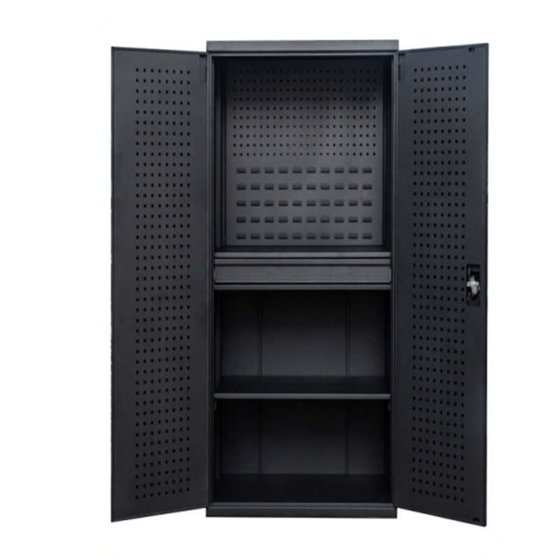 Tall Heavy-Duty Steel Cupboard with Double Lockable Doors GT180