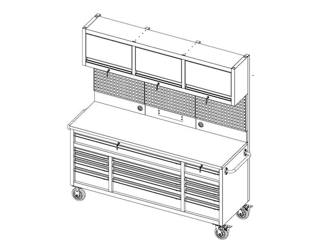 New Model GT7279SE Rolling Tool Chest