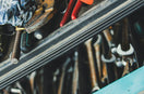 selective focus photography of tools in chest