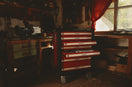 a room with old furniture