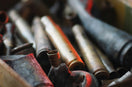 a close-up of a pile of cigarettes