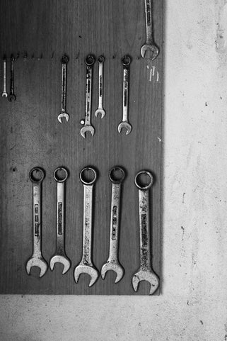 a group of kitchen tools