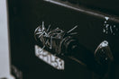 a black box with a metal object in it