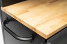 Why Rubber Wood is used on tool chest benchtops.