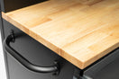 Why Rubber Wood is used on tool chest benchtops.