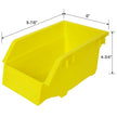 6-Tier Dual-Sided Rolling Bin Rack , 350 Pound Capacity, Includes 60 Organizer Bins, with Tray and Casters