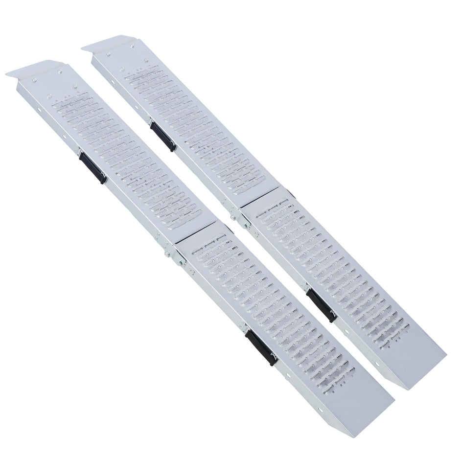 Loading Ramps Pack of 2 Folding Ramp, 950 lbs Max Folding Ramp for Moto and Bike Access ramp, Resistant and Convenient Size 63''