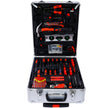 899-Piece Master Home Repair Kit with 4-Drawer Rolling Black/Silver Case