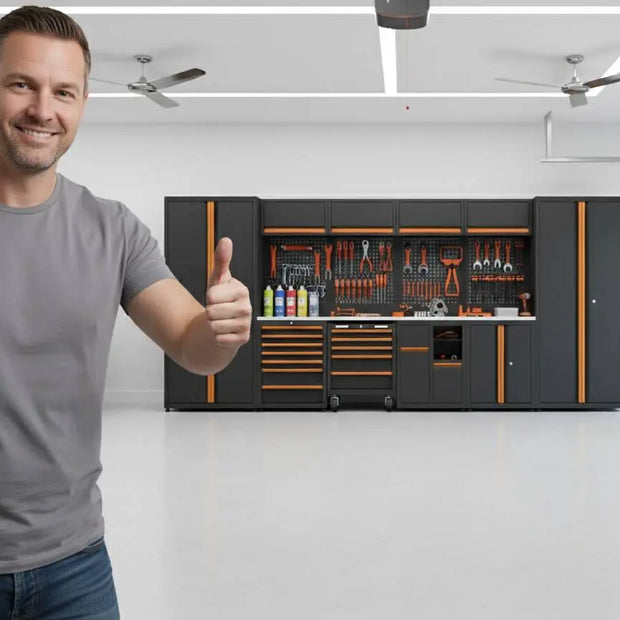 178" Bold Series Garage Workbench Tool Storage Solution