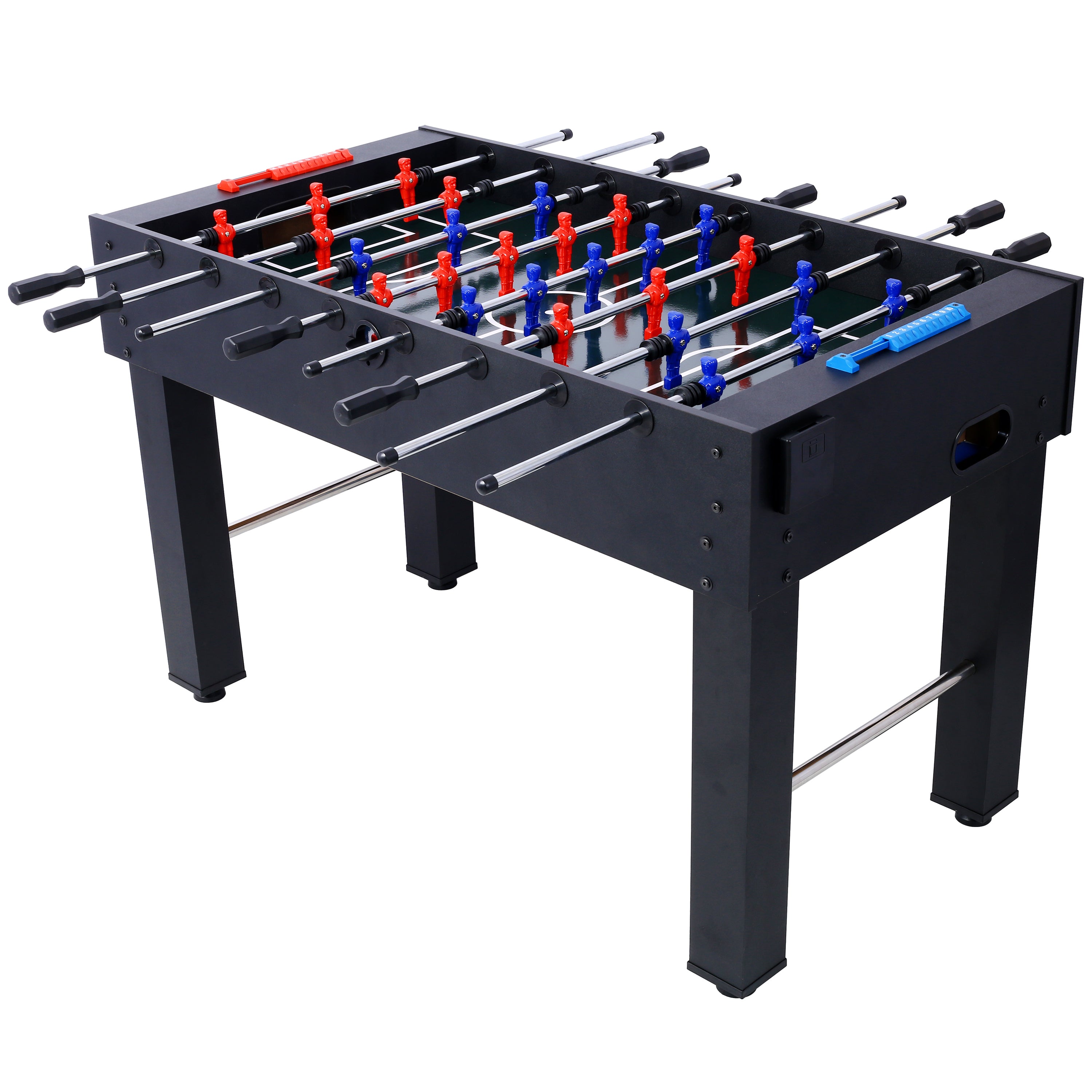 54-Inch Hurricane Foosball Table for Family Game Rooms with Light Cher ...