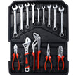 899-Piece Master Home Repair Kit with 4-Drawer Rolling Black/Silver Case