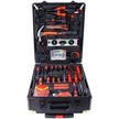 899-Piece Master Home Repair Kit with 4-Drawer Rolling Black/Silver Case