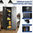 Rolling Metal Storage Locker Cabinet with Lockable Doors - 71