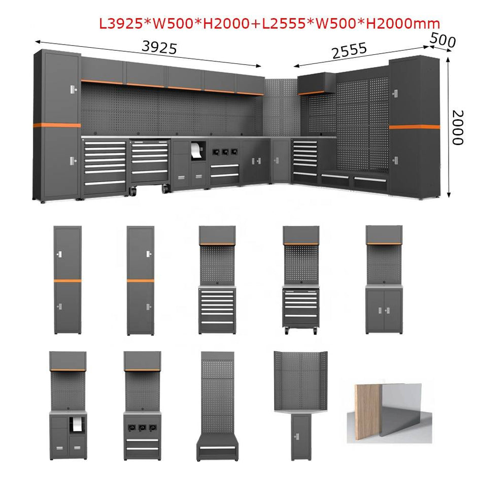 GT108 Modular Garage Workbench Cabinet Systems