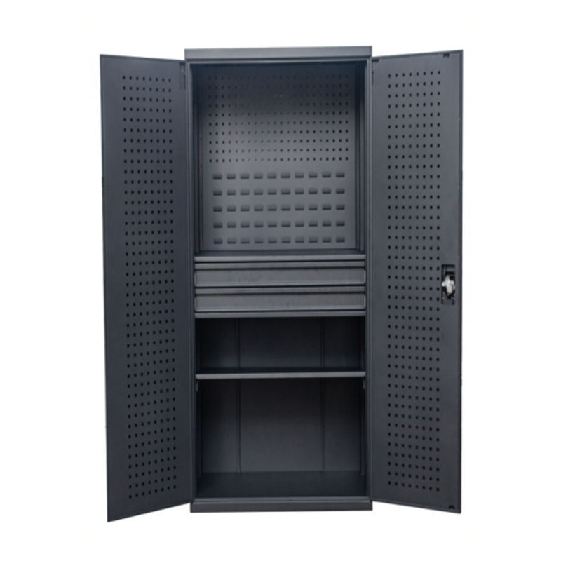 Tall Heavy-Duty Steel Cupboard with Double Lockable Doors GT180