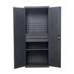 Tall Heavy-Duty Steel Cupboard with Double Lockable Doors GT180
