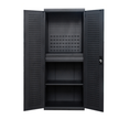 Tall Heavy-Duty Steel Cupboard with Double Lockable Doors GT180