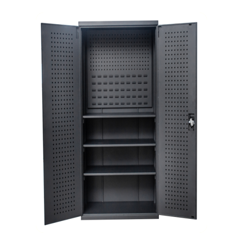 Tall Heavy-Duty Steel Cupboard with Double Lockable Doors GT180
