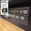 72 inch Rolling Tool Chest with Light & Power Strips, Workbench, Upper Cabinets & Pegboard