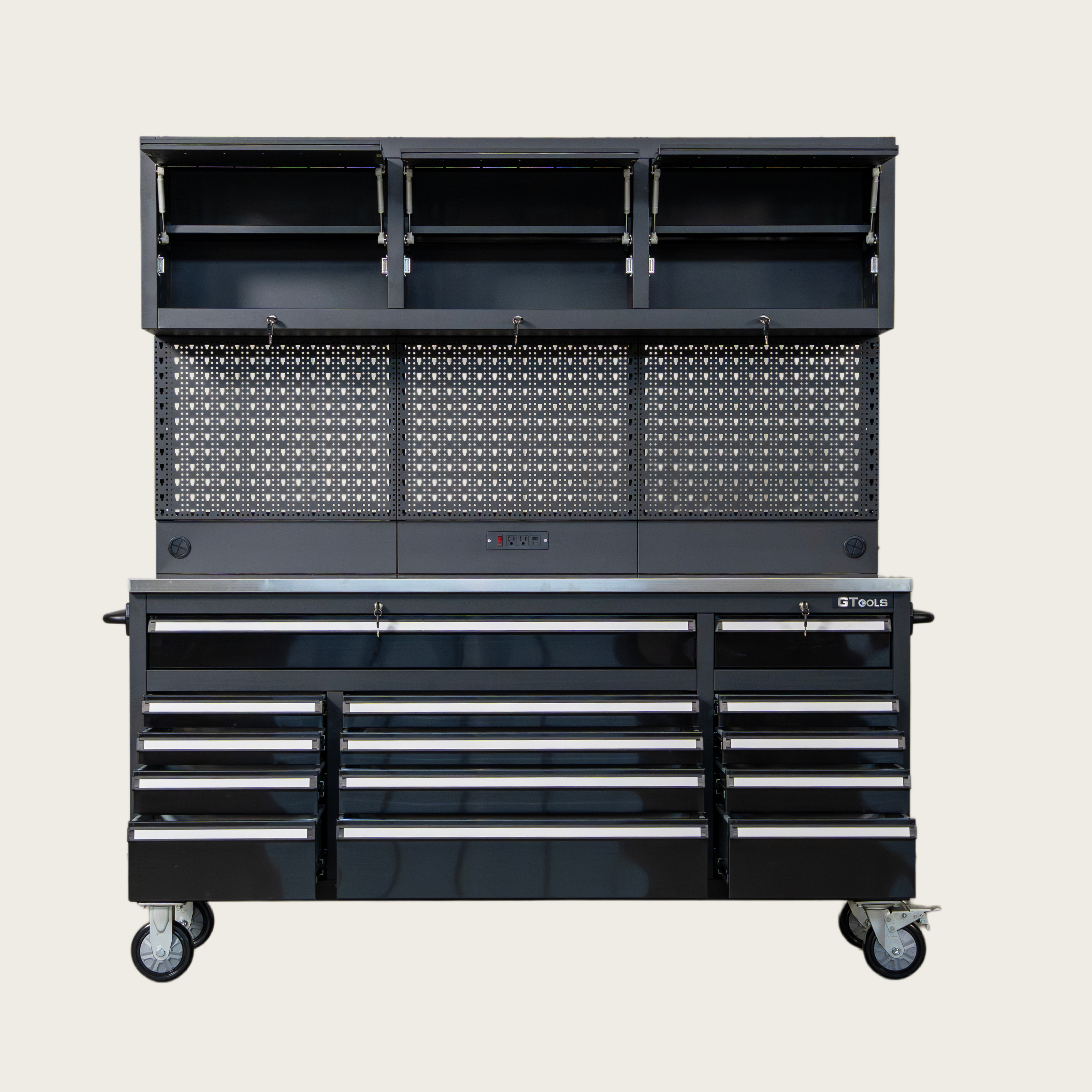 Overhead Pro Special Edition HD 72x79x25 inch Rolling Tool Chest and Workbench