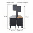 Overhead Pro Special Edition HD 72x79x25 inch Rolling Tool Chest and Workbench