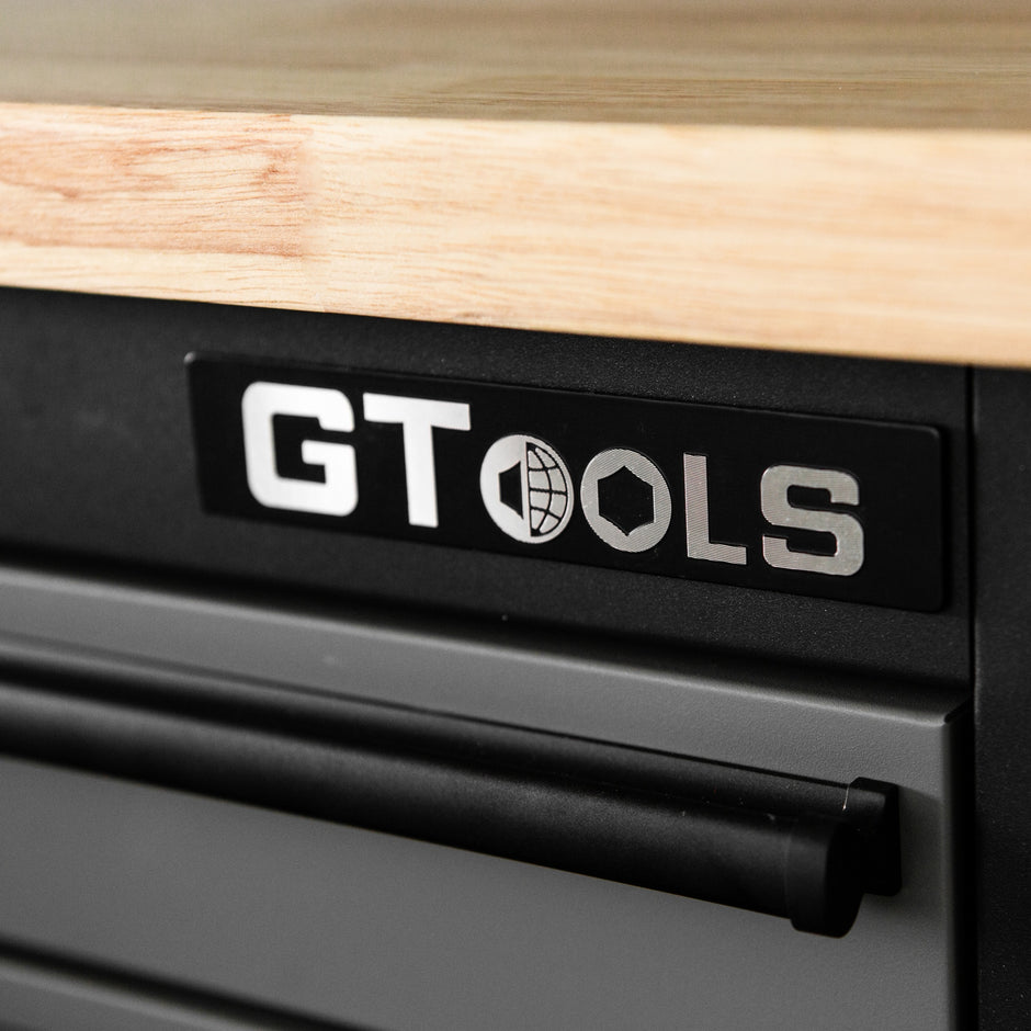 72 inch Rolling Tool Chest with Light & Power Strips, Workbench, Upper Cabinets & Pegboard