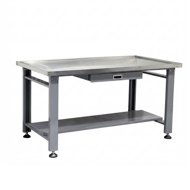 59" Heavy Duty Machine Teardown Table (No Pegboard) - FEB 26