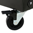 6-Tier Dual-Sided Rolling Bin Rack , 350 Pound Capacity, Includes 60 Organizer Bins, with Tray and Casters
