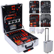 899-Piece Master Home Repair Kit with 4-Drawer Rolling Black/Silver Case