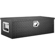 Heavy Duty Aluminum Truck Bed Tool Box, Diamond Plate Tool Box with Side Handle and Lock Keys, Storage Tool Box Chest Box Organizer for Pickup, RV, Trailer, Truck Bed, 30
